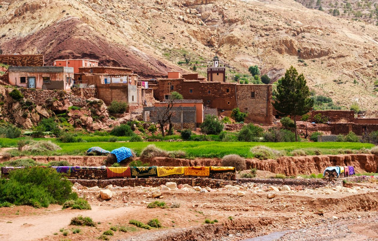 Village life in the High Atlas mountains